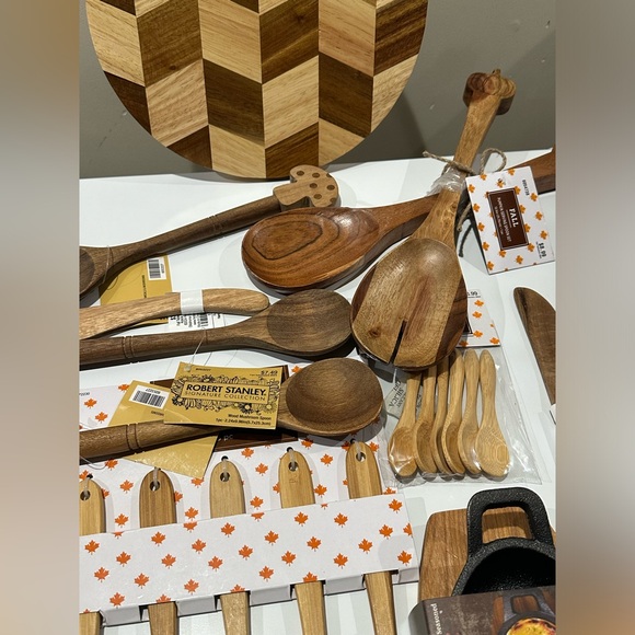 🌸NEW 25 Pieces Wood Kitchen tools from Hobby Lobby NWT. - Picture 11 of 14
